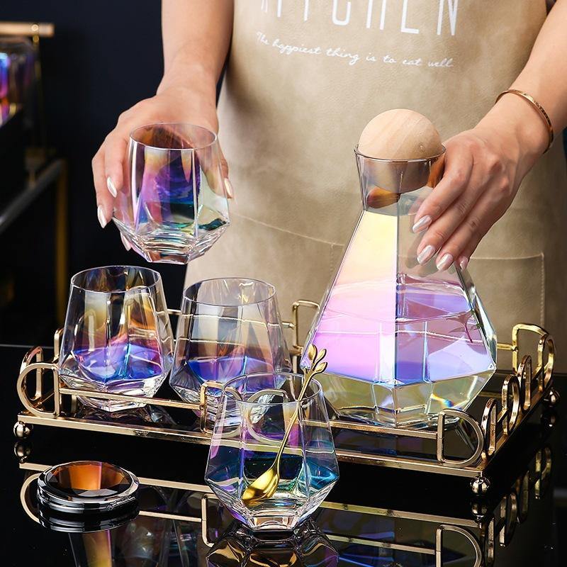 Nordic White Pearl Drinkware Set