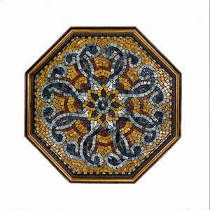 Arabesque Pattern Stoned Wall Mosaics (24" inches)