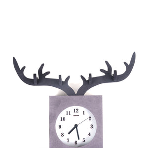 Deer Wall Clock & Key Holder