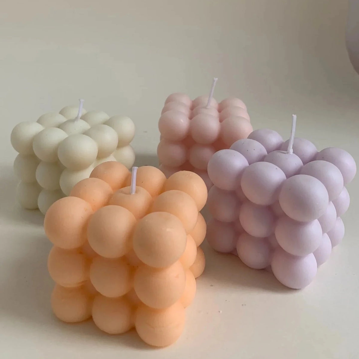 Pastel Bubble candle