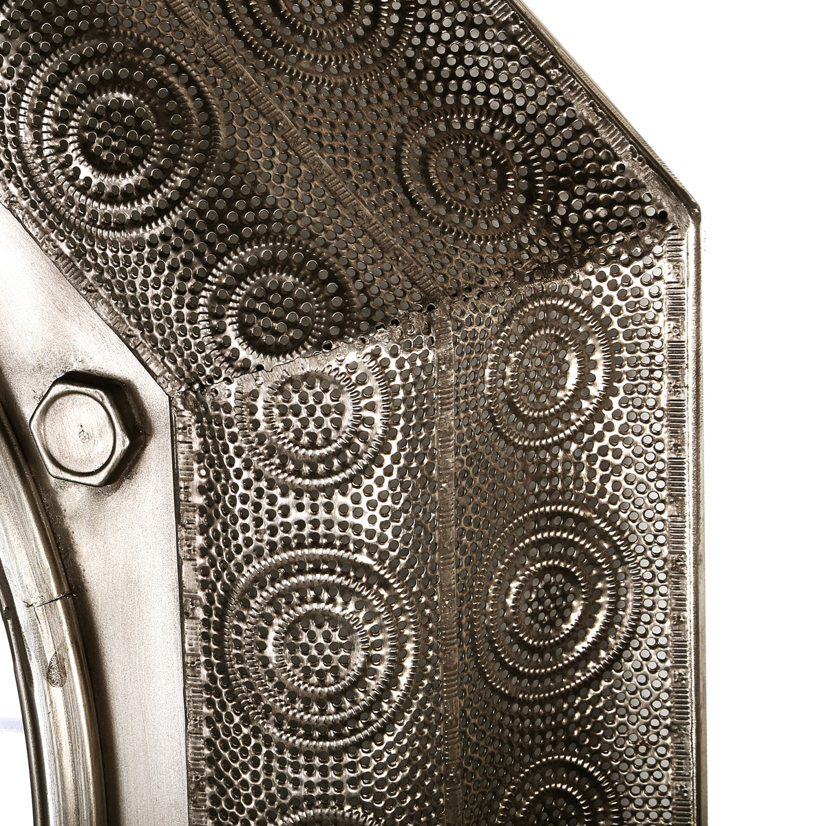 Steampunk Pewter Gray Skeleton Wall Clock