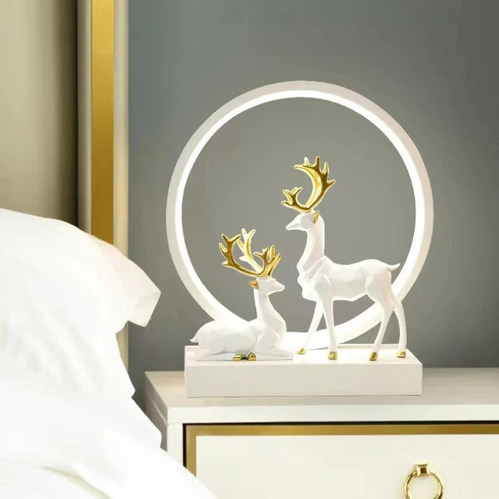 Nordic Deer Ring Table Lamp