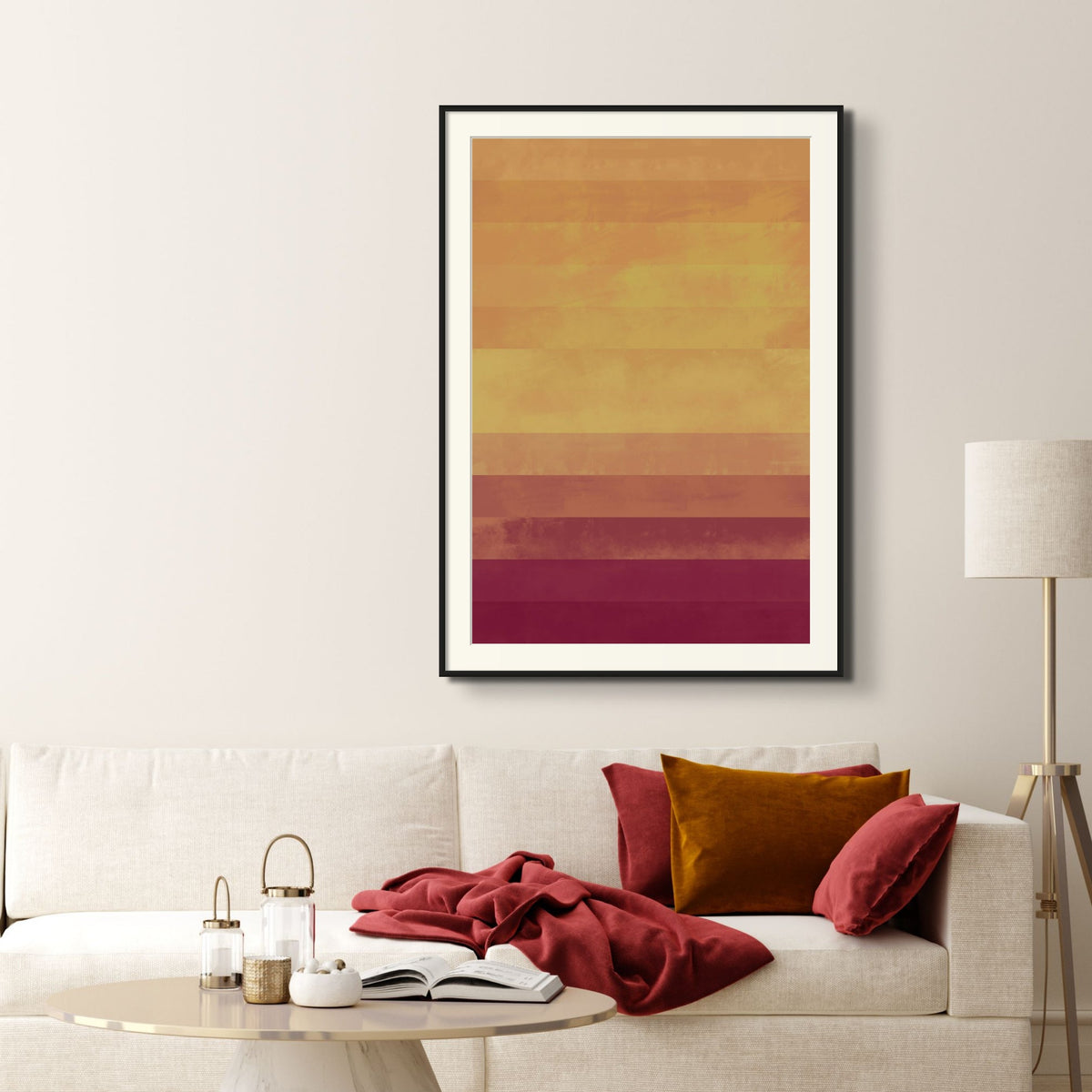 HUES Gradient ELEANOR ABSTRACT ART