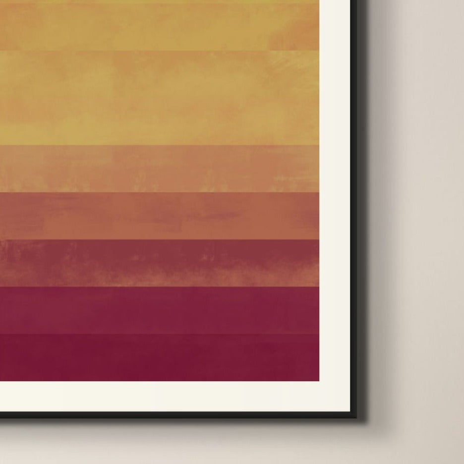 HUES Gradient ELEANOR ABSTRACT ART