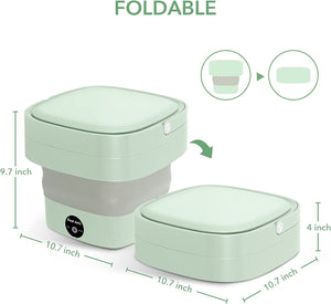 Foldable Mini Washing Machine (Green)