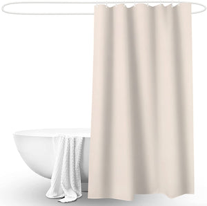 Dalina Translucent Shower Curtain Beige / Brown