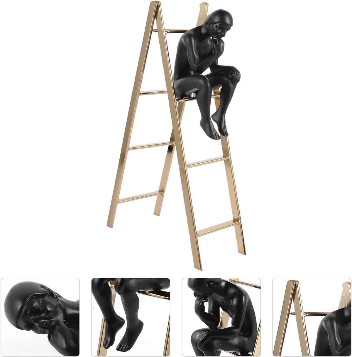 Thinking man on Ladder Ornament