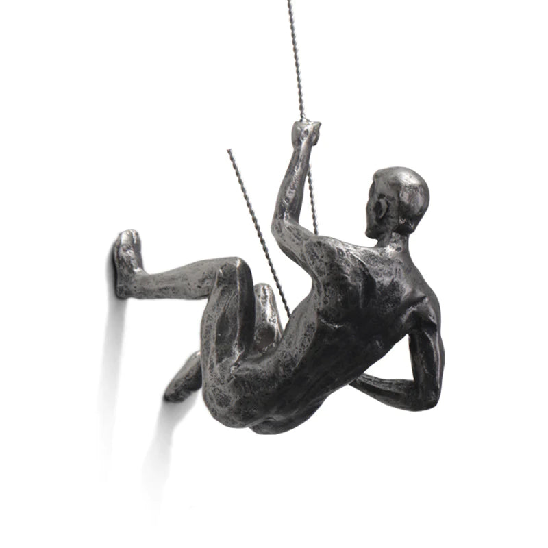 Targen Climbing Men Figures Wall Hanging
