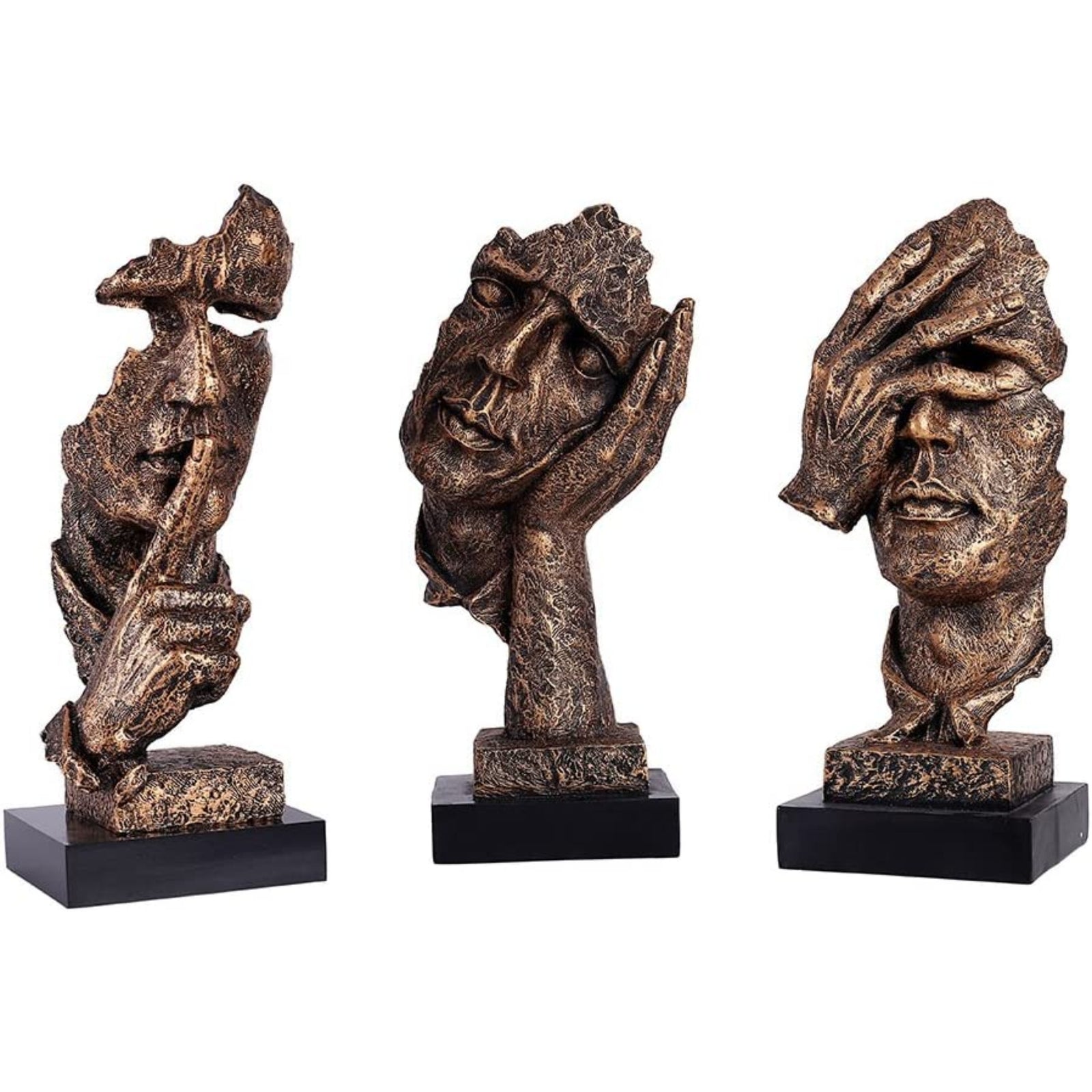 Artalife Modern face Sculpture (Copper)