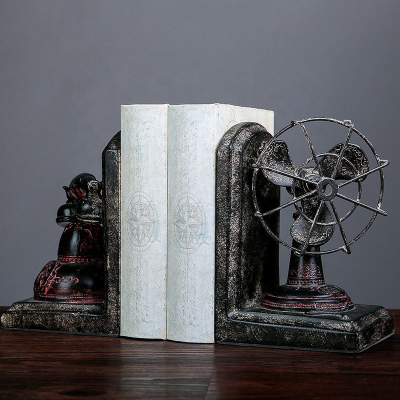 Retro Design Bookends