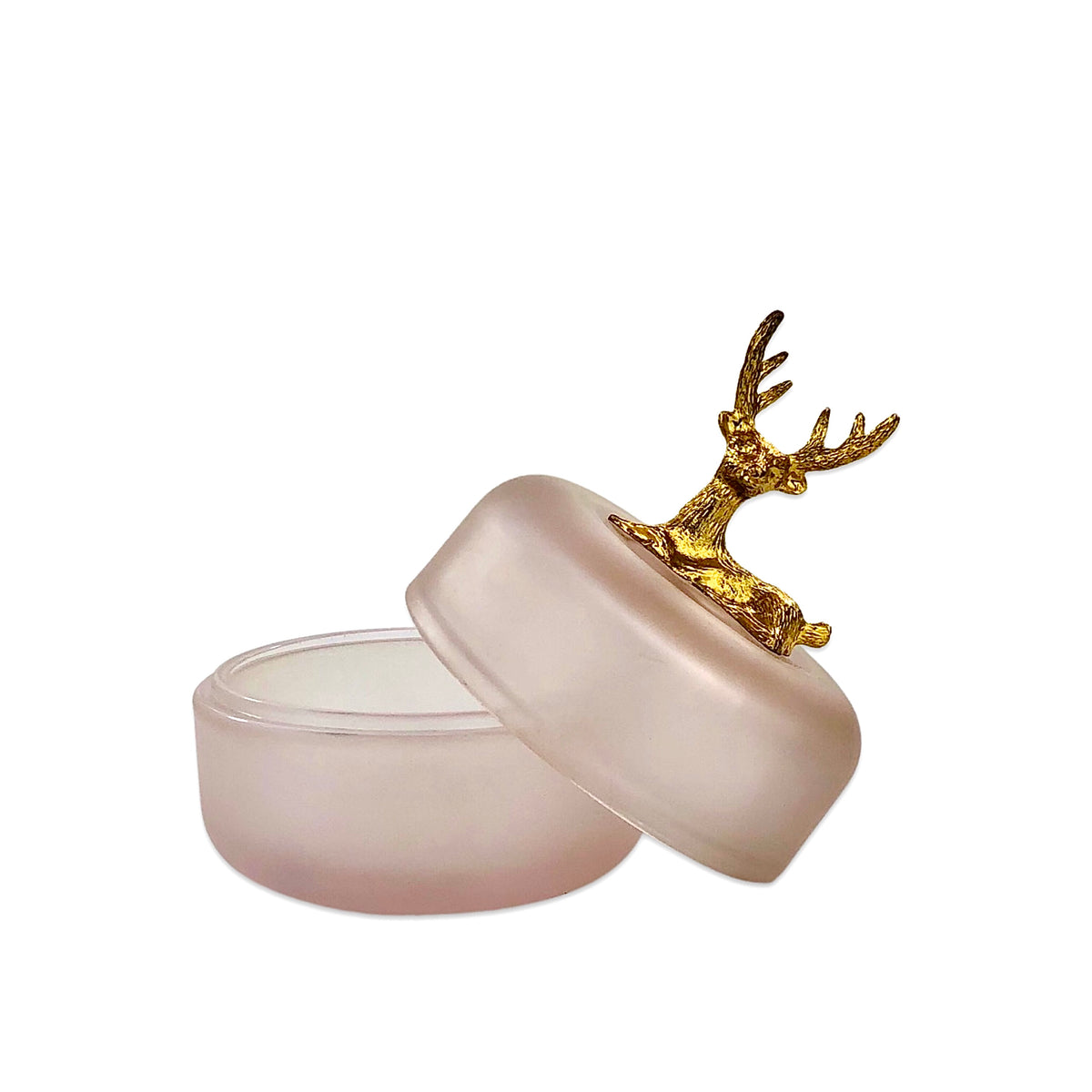 Deer Frosted Glass Candy