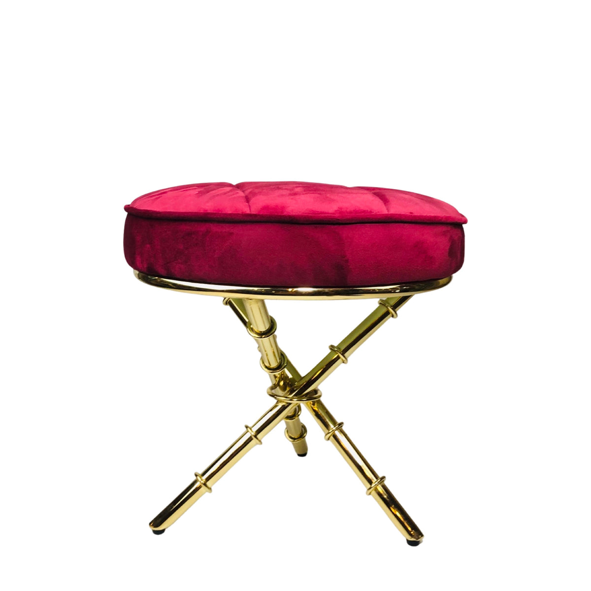 Crompton Ring TriPod Brass Stool