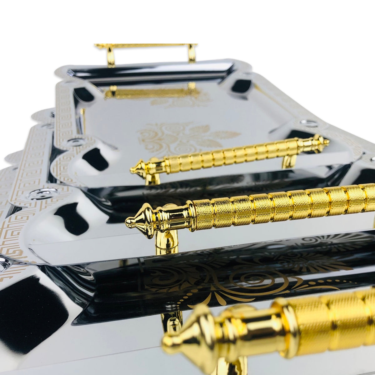 Silver Tray (Set Of 3)