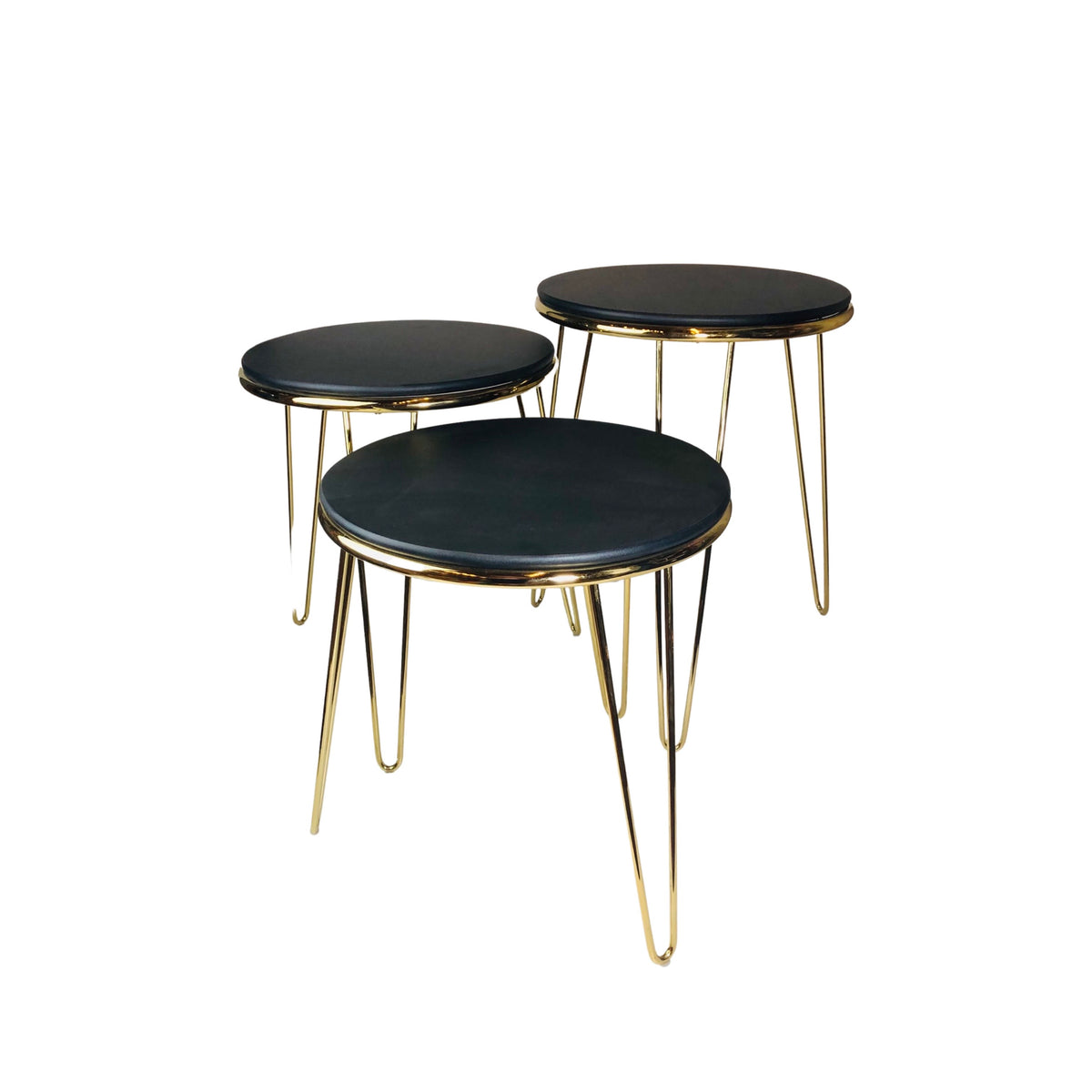 Black Nesting Coffee Table (Set of 3)