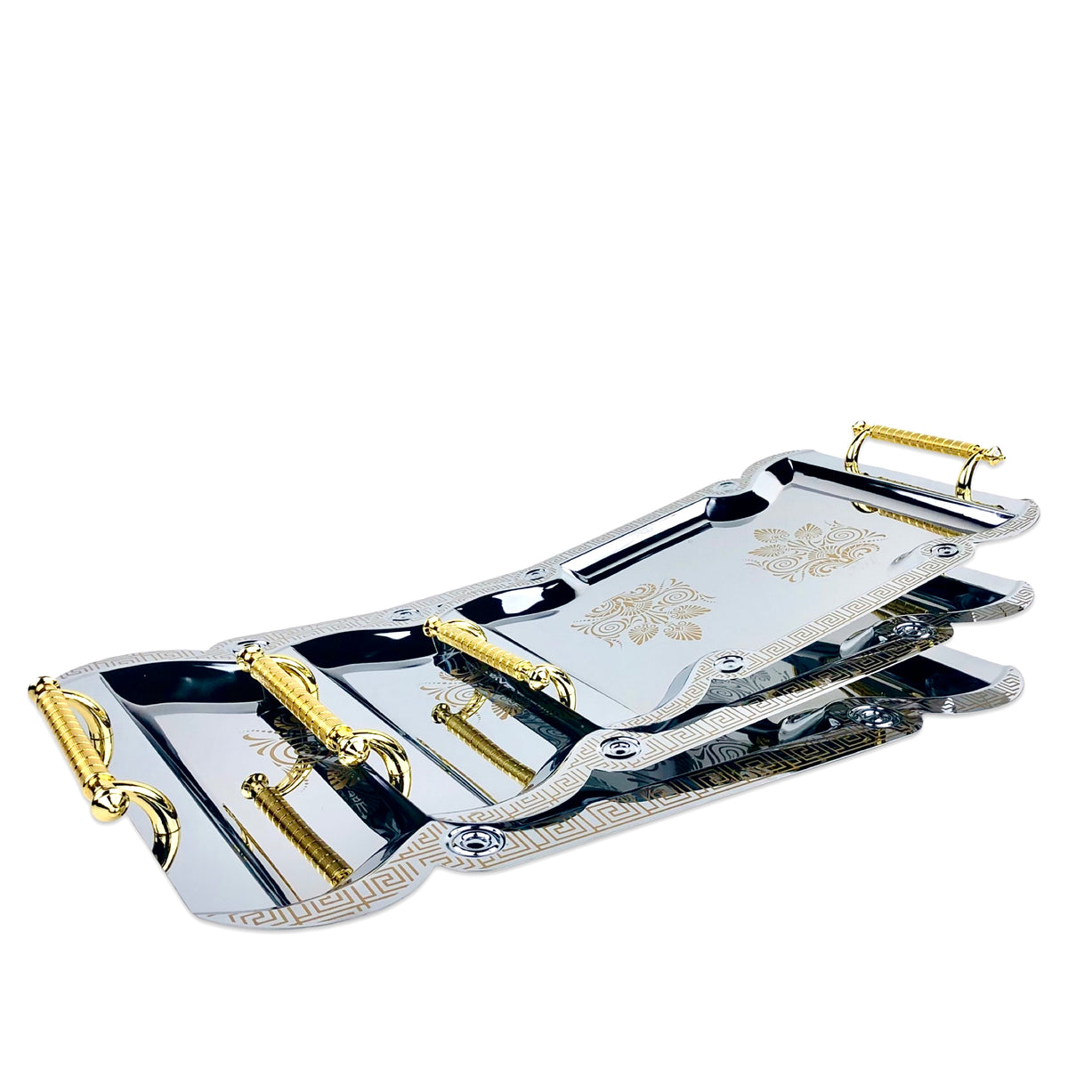 Silver Tray (Set Of 3)