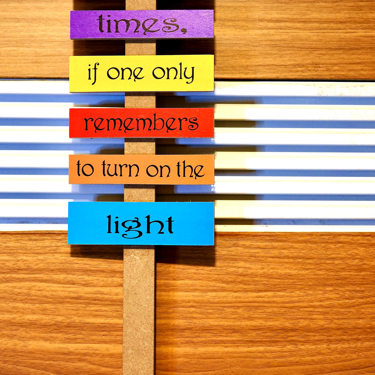 Happiness Colours Wall Quotation