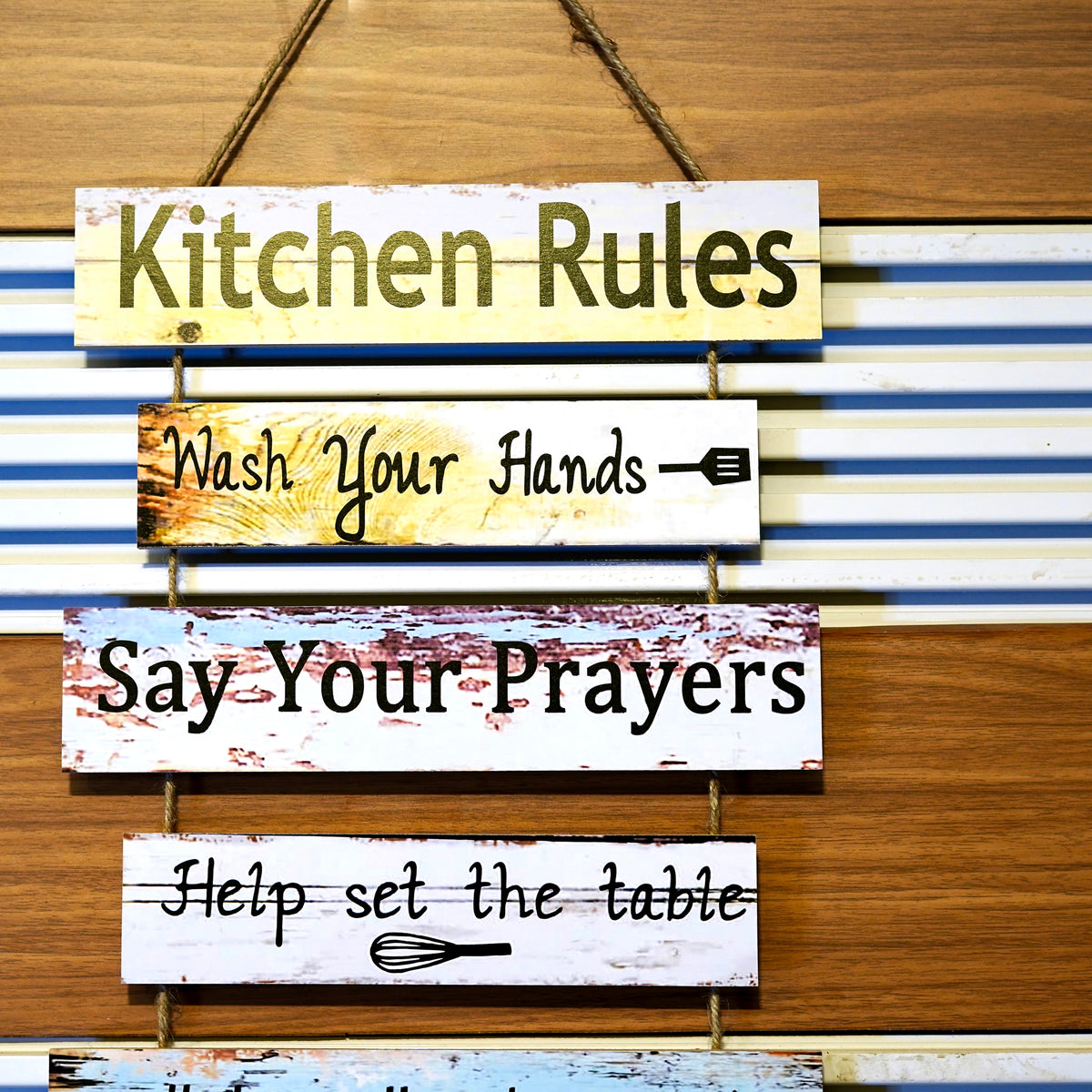 Kitchen Rules cluster Wall Quotation