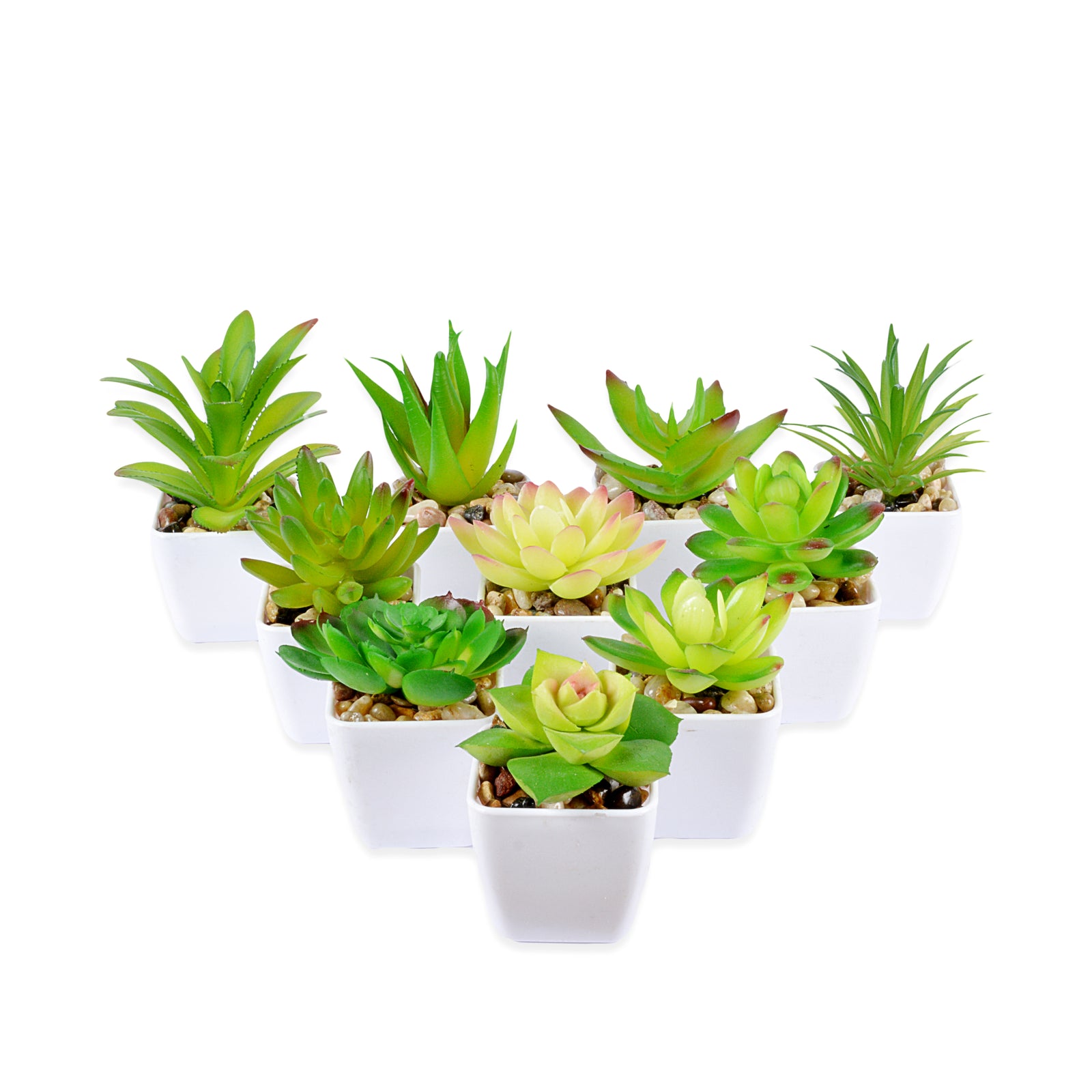 Multi Decorative Small Pot Planter(Set Of 2)