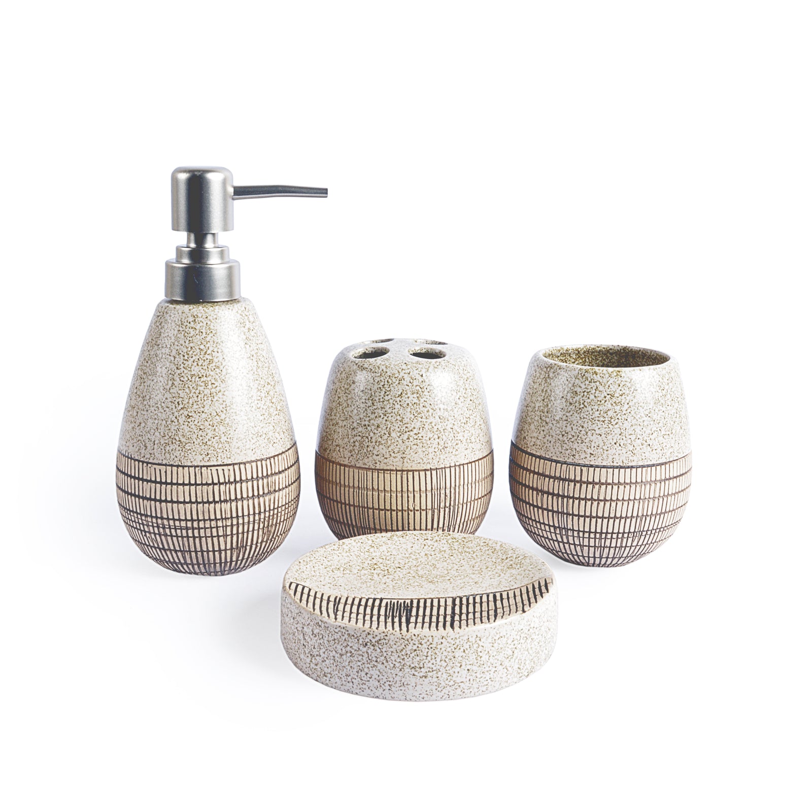 Texture Design Double Style Bath Set