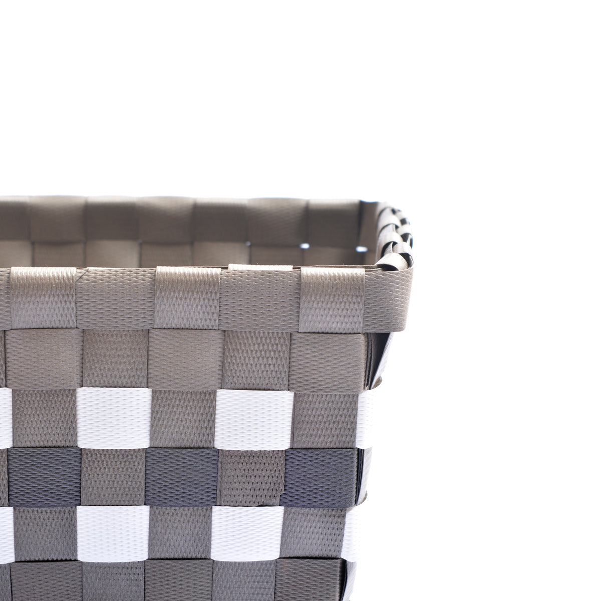 Braided Basket (Set of 3) (Brown)