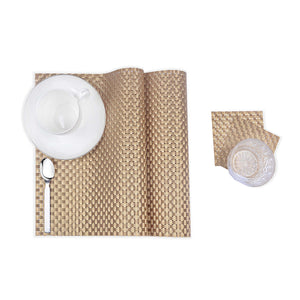 Braided Textured Plastic Place-mat (Set of 2)