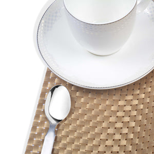 Braided Textured Plastic Place-mat (Set of 2)