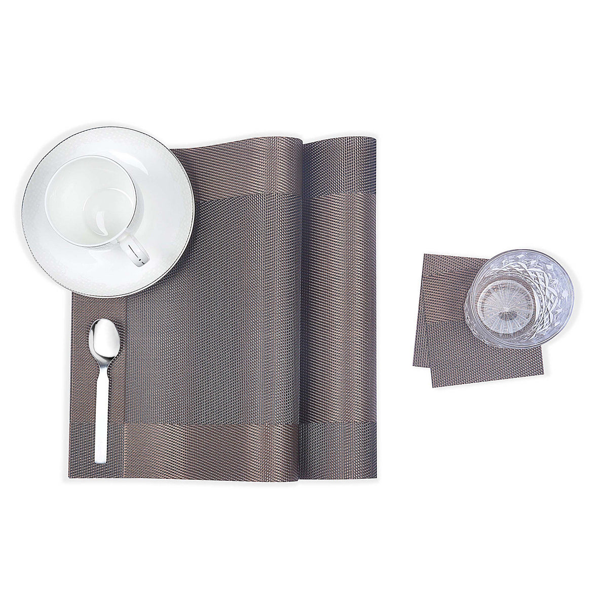 Textured Plastic Place-mat   (Set of 2)