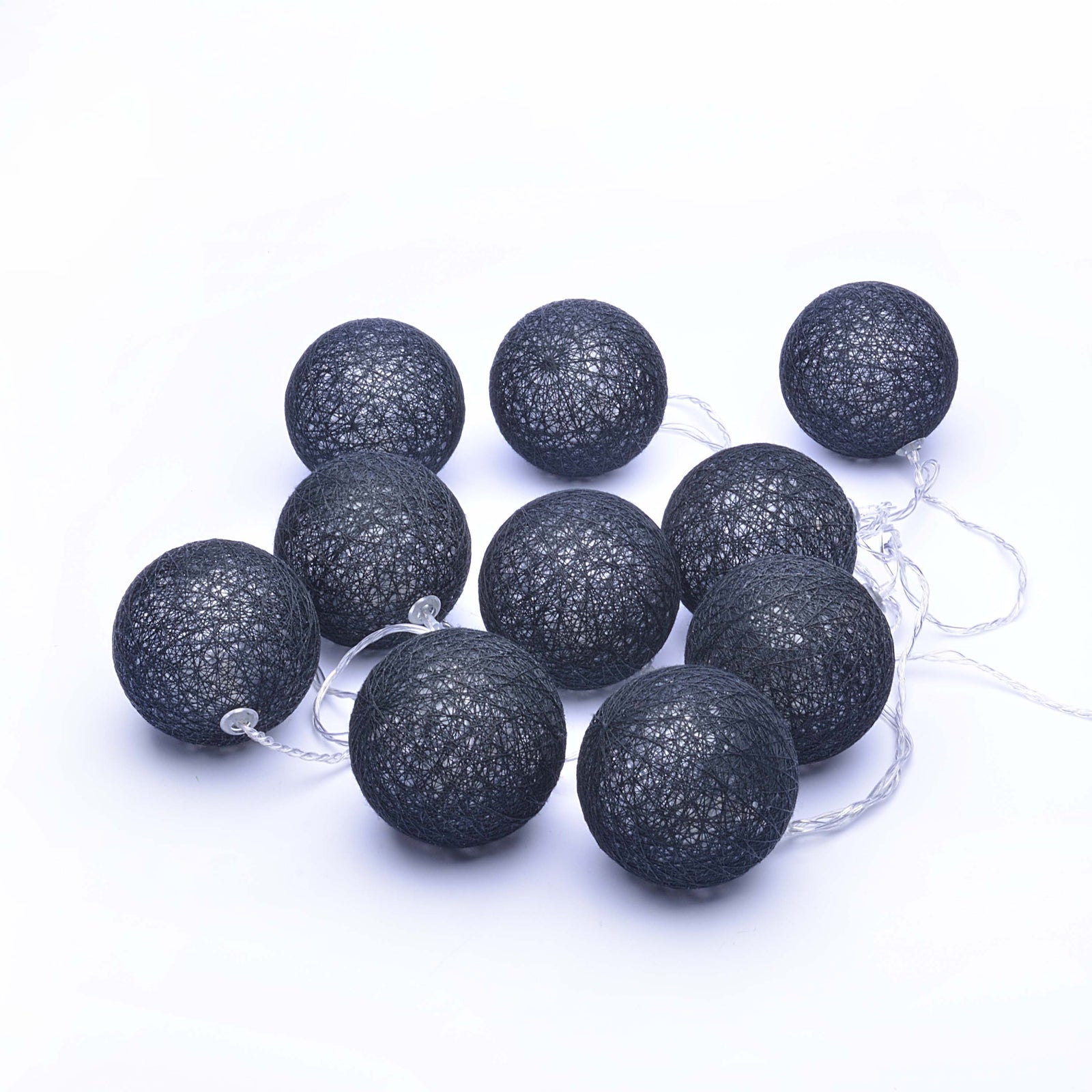 Hanging Ball Lights Black & White