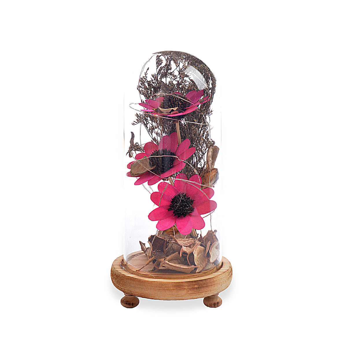 Decorative Forest Flower Design Lightning Pot Poori