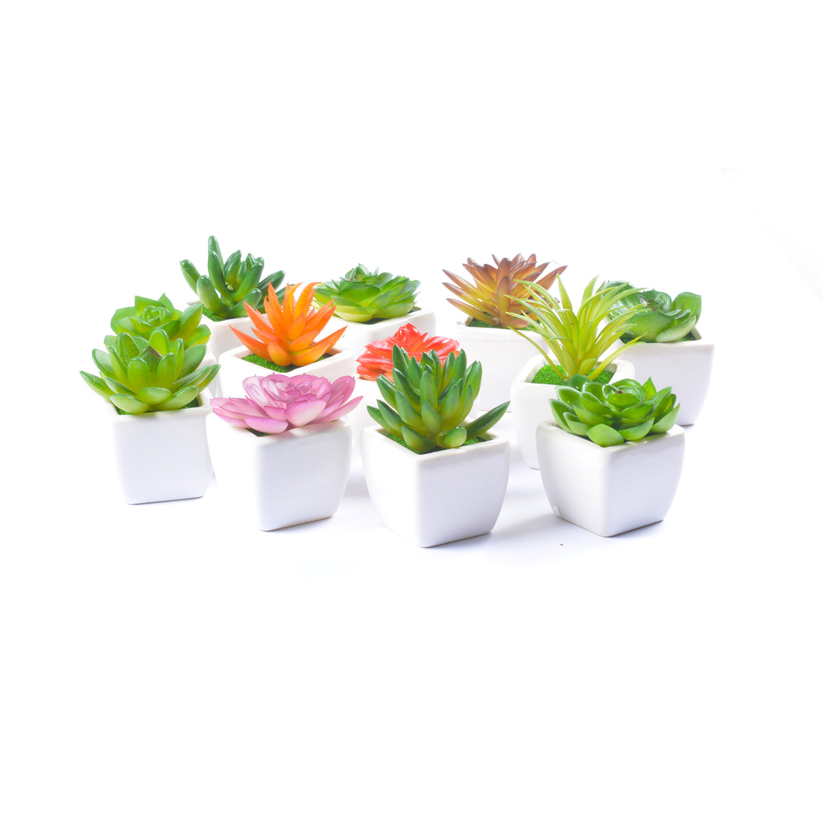 Small Ceramic Decorative Planter (set of 2)