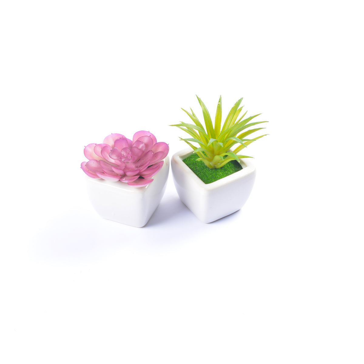 Small Ceramic Decorative Planter (set of 2)