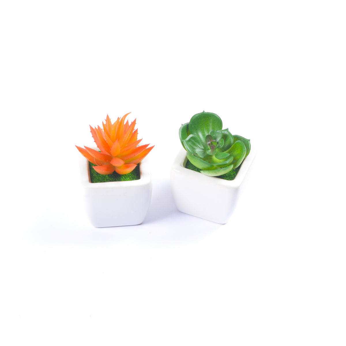 Small Ceramic Decorative Planter (set of 2)
