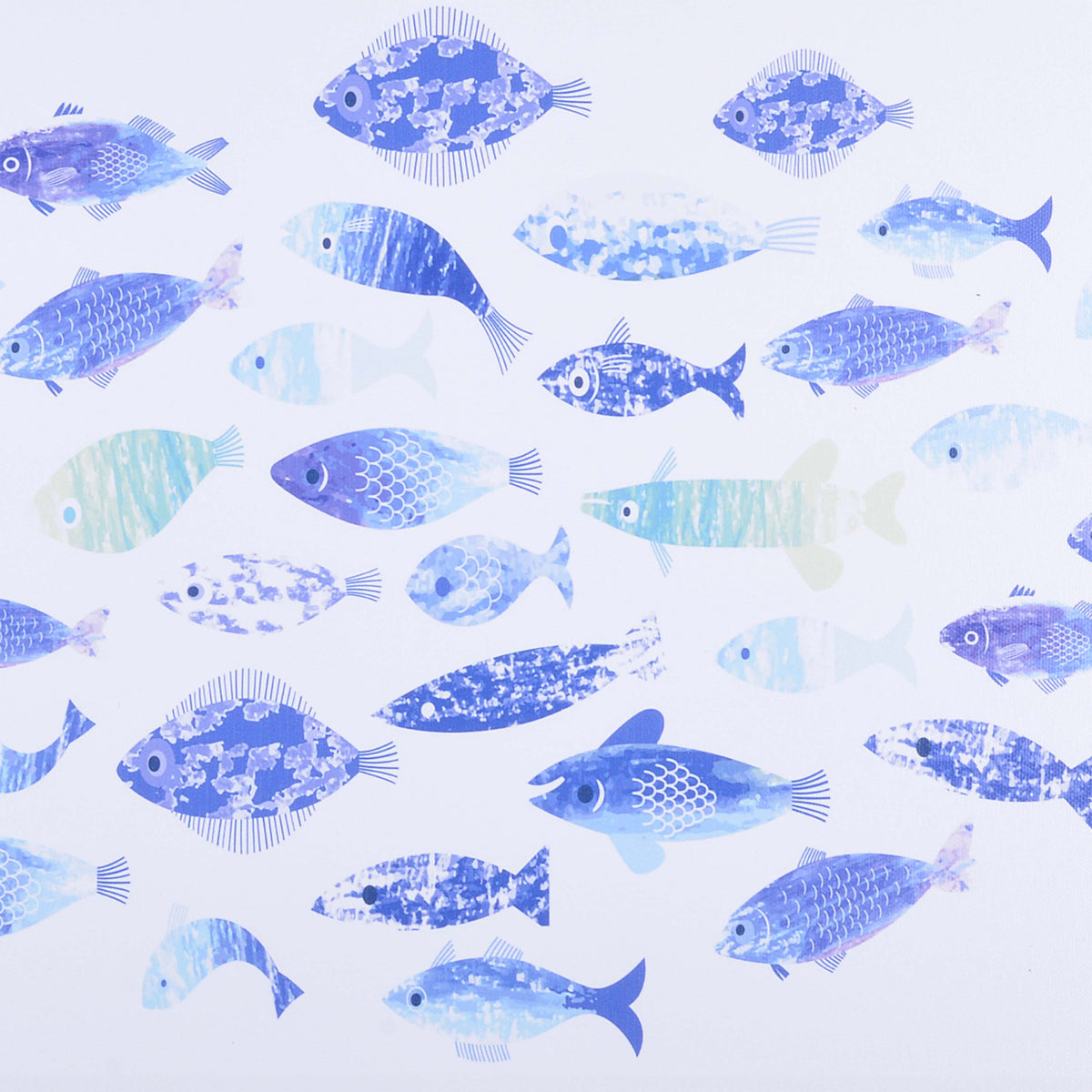 Dense Shoal of Flag Fish Decorative Wall Frame