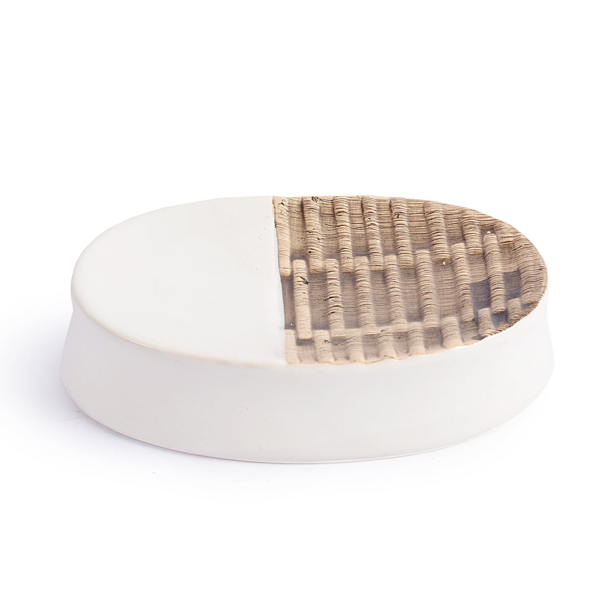 Strap Design Bathroom Set (White)