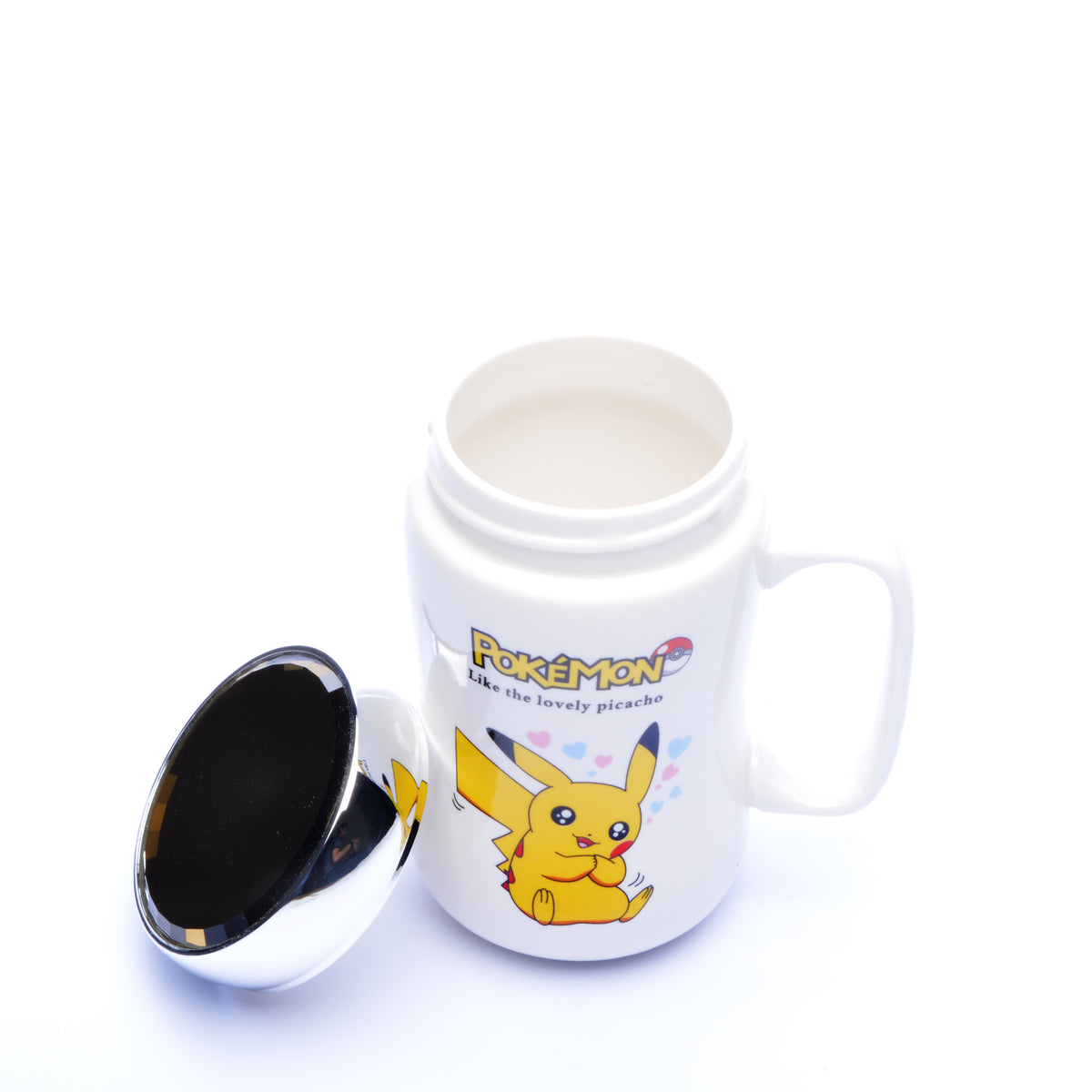 Ceramic Mug with Plastic Lid