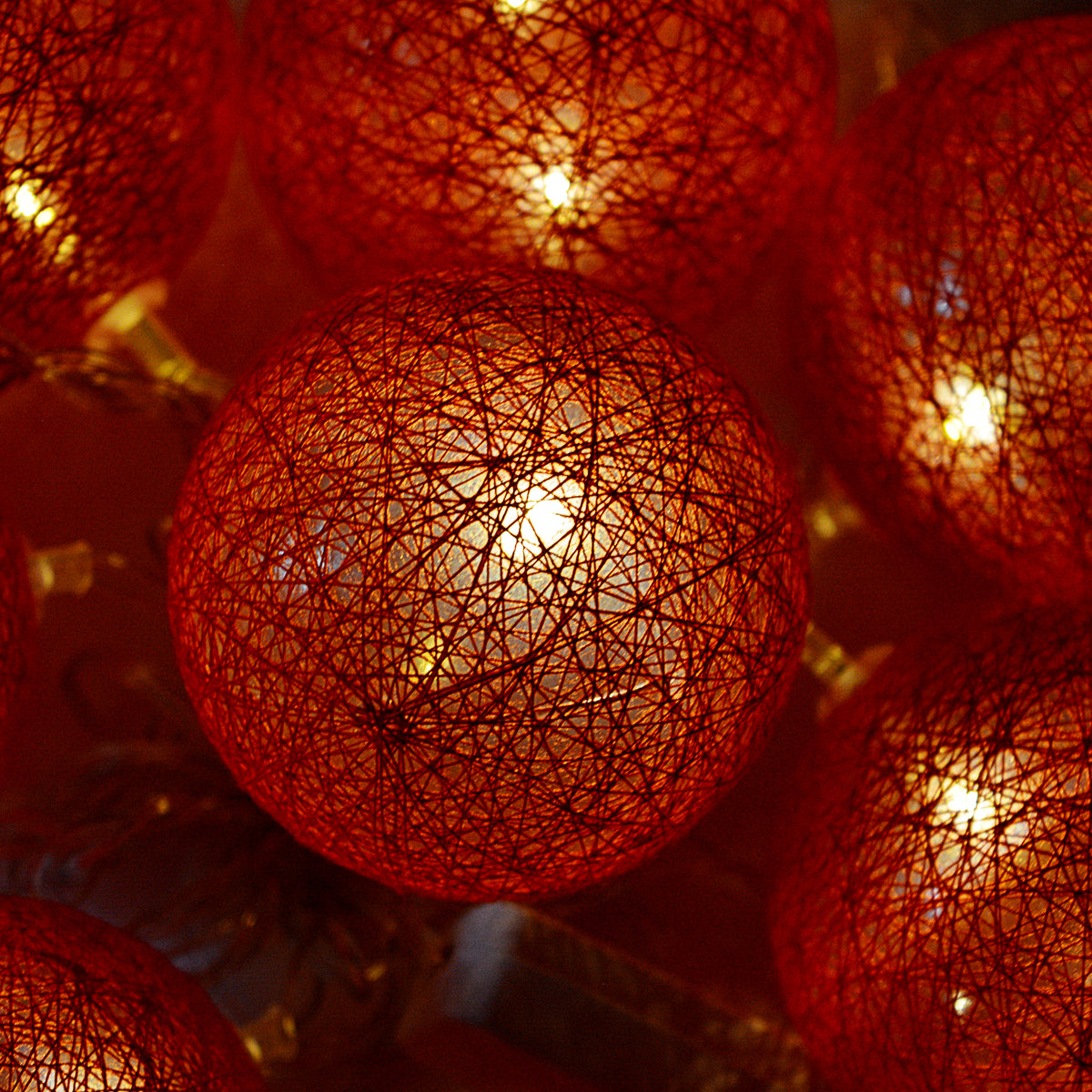 Hanging Colored Ball Lights