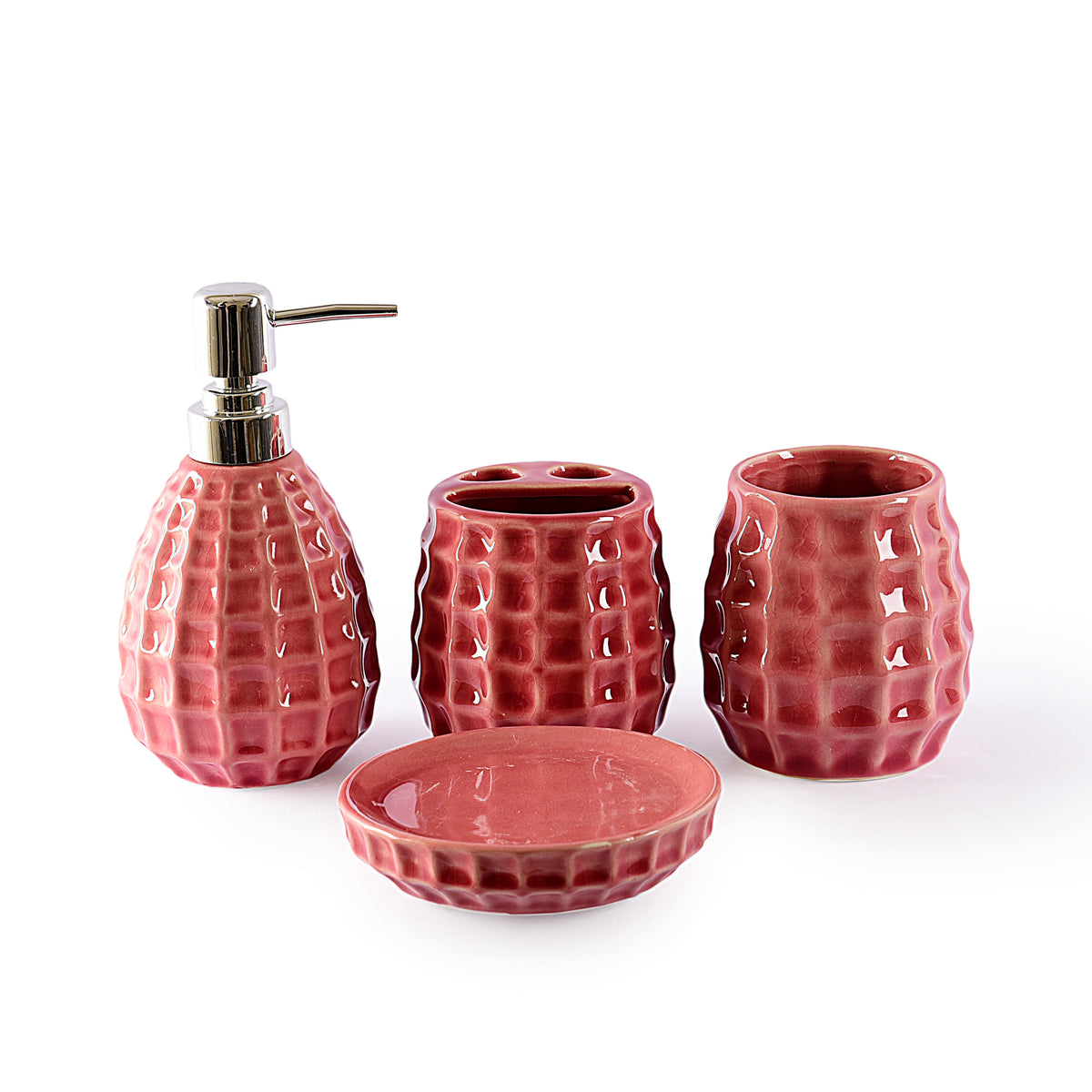 Perspective Design Reflective Bath Set