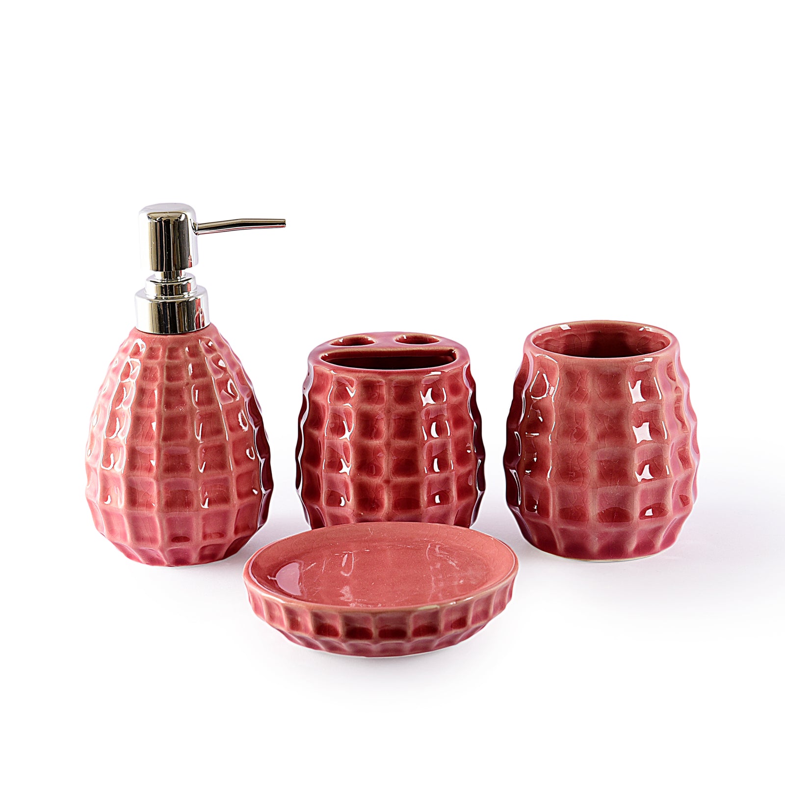 Perspective Design Reflective Bath Set