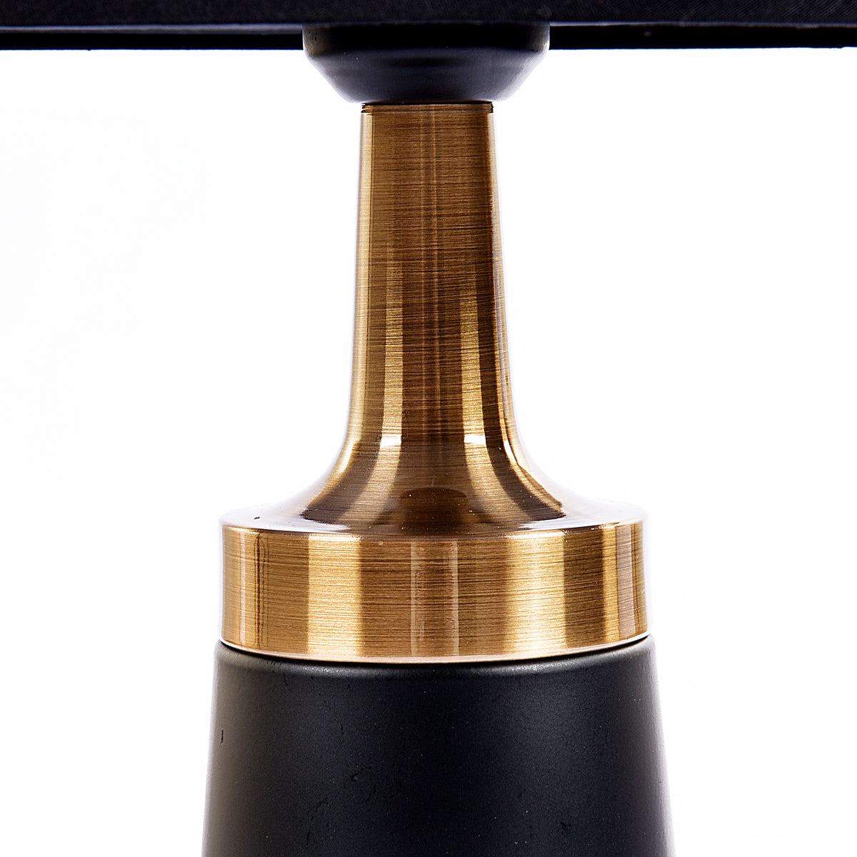 Matt Black Brass Table Lamp