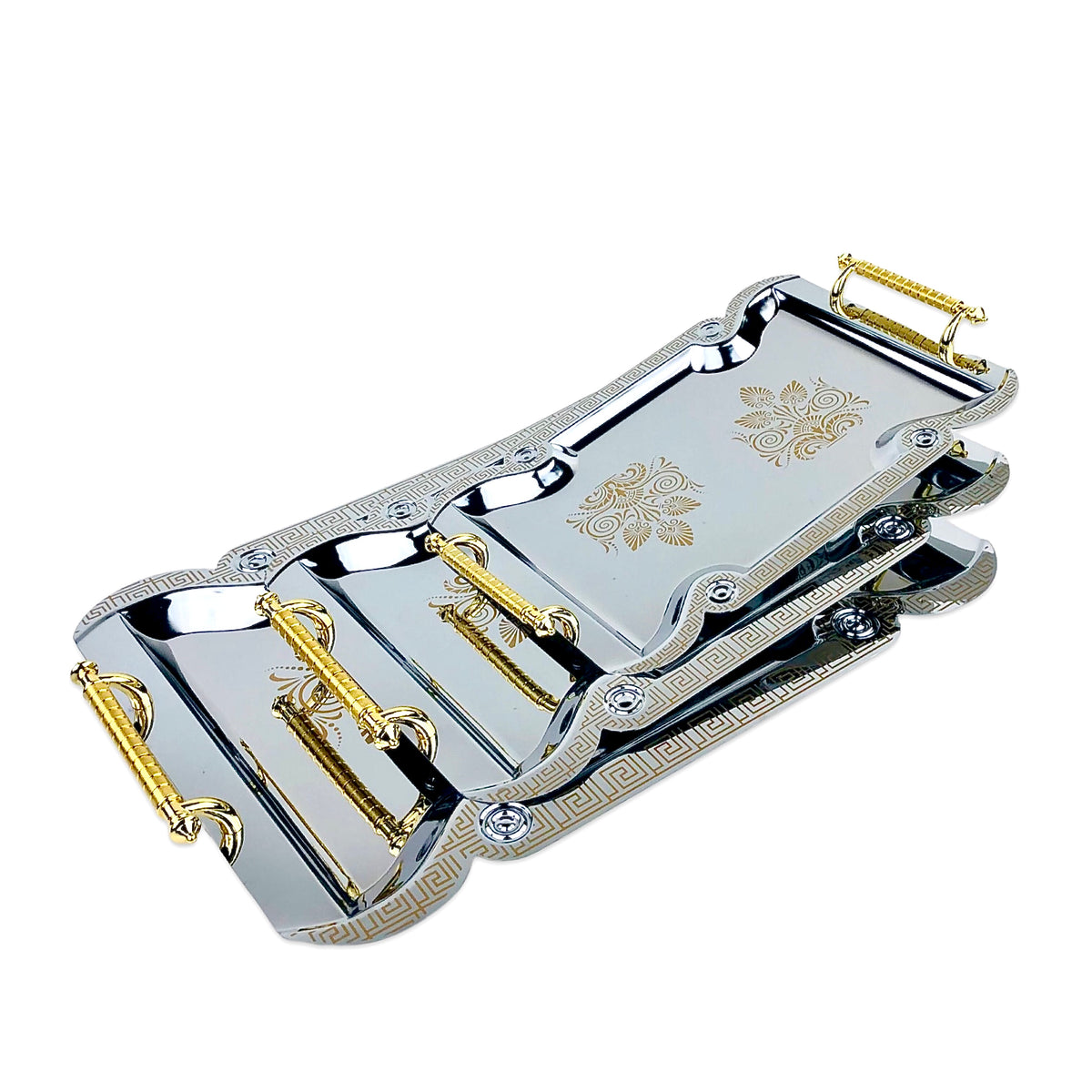 Silver Tray (Set Of 3)