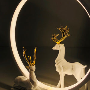 Nordic Deer Ring Table Lamp