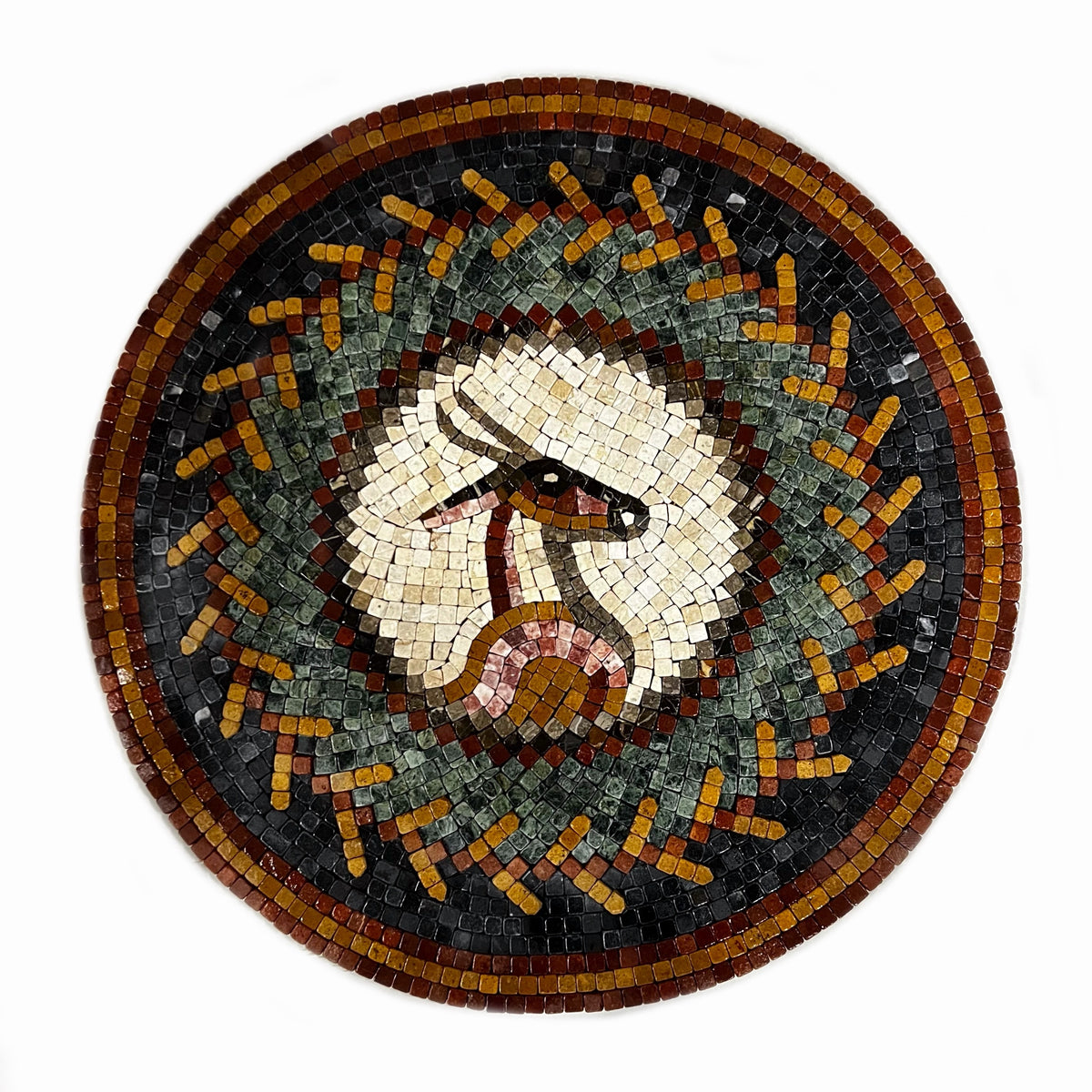 SIBERIAN IBEX STONED WALL MOSAICS (24" INCHES)