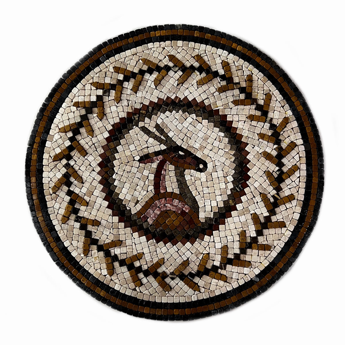 SIBERIAN IBEX STONED WALL MOSAICS (24" INCHES)