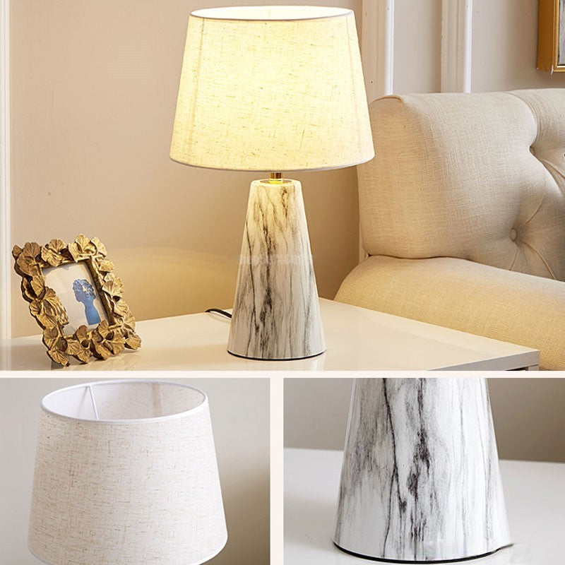 White Marble Texture Table/Desk Lamp