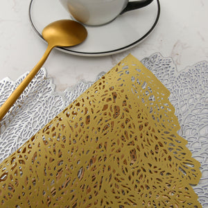 Golden Leaf Design place mat (set of 2)