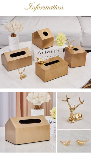 Modern Golden Tissue box