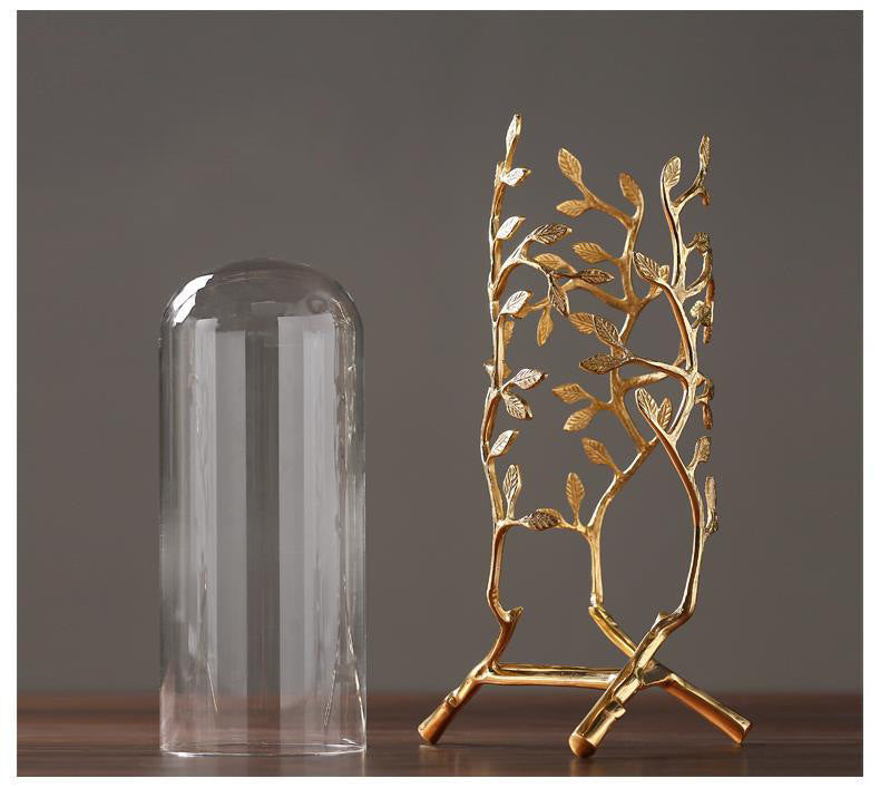 Aveo Golden Leafe Vase
