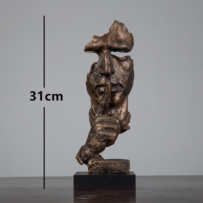 Artalife Modern face Sculpture (Copper)