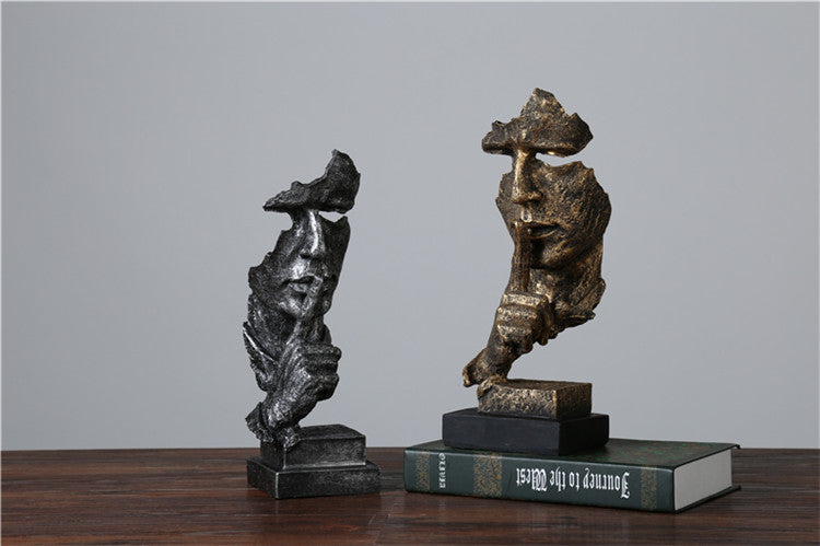 Artalife Modern face Sculpture (Copper)