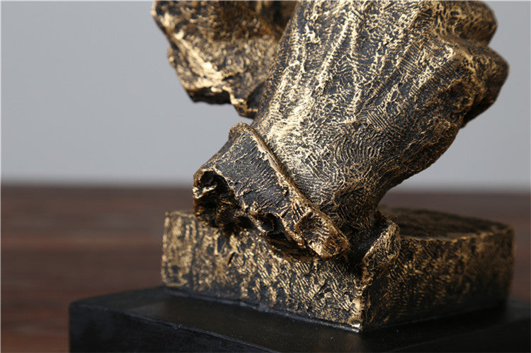 Artalife Modern face Sculpture (Copper)